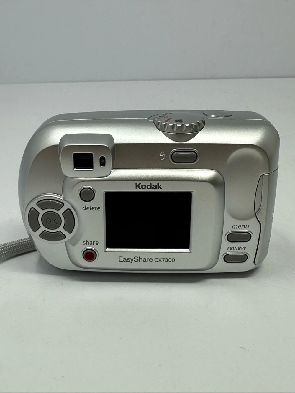 Kodak EasyShare CX7300 Point & Shoot Digital Camera 3.2MP 1x Zoom Silver Tested